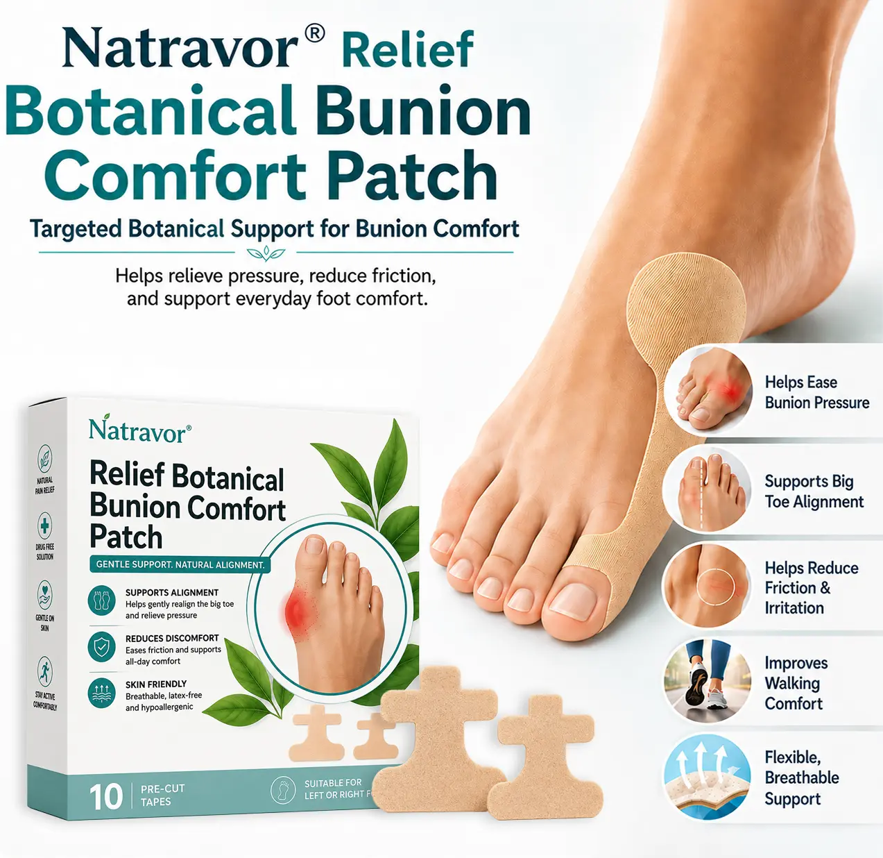 🏅Natravor® Relief Botanical Bunion Comfort Patcht👠💃
