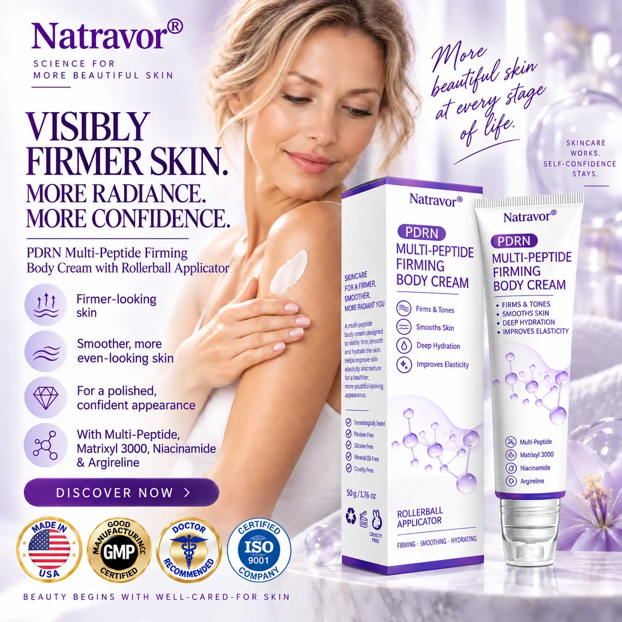 Natravor® PDRN Multi-Peptide Firming Body Cream