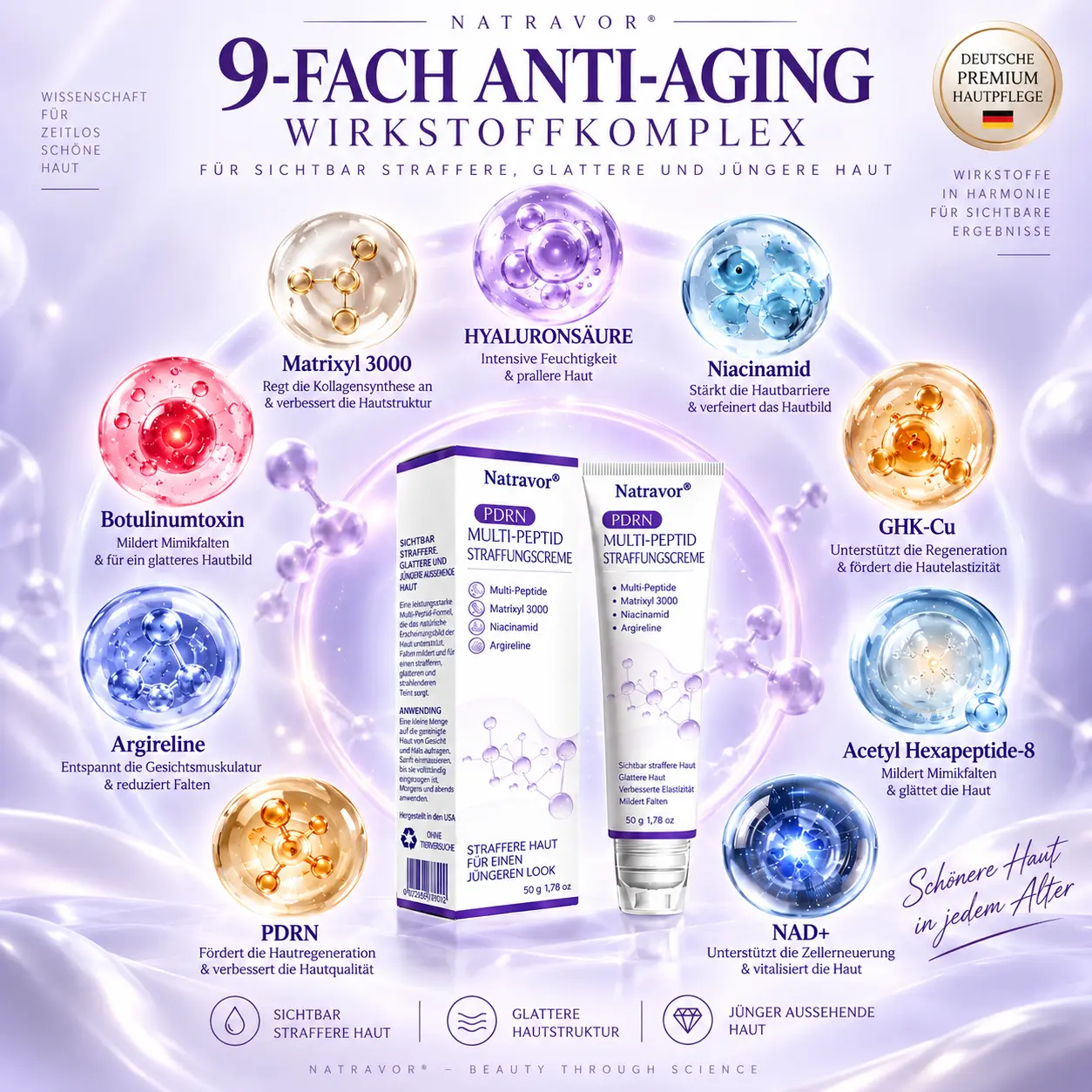 Natravor® PDRN Multi-Peptide Firming Body Cream